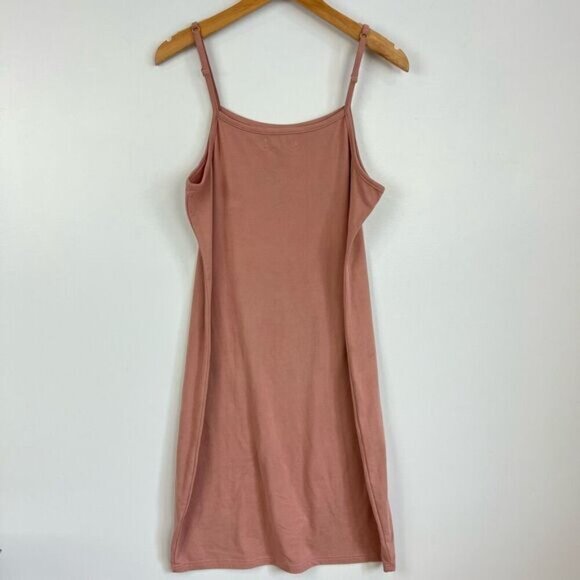 Rose Maternite Maternity Pregnancy Stretch Pink Blush Nighty Medium Dress Midi - Picture 11 of 11